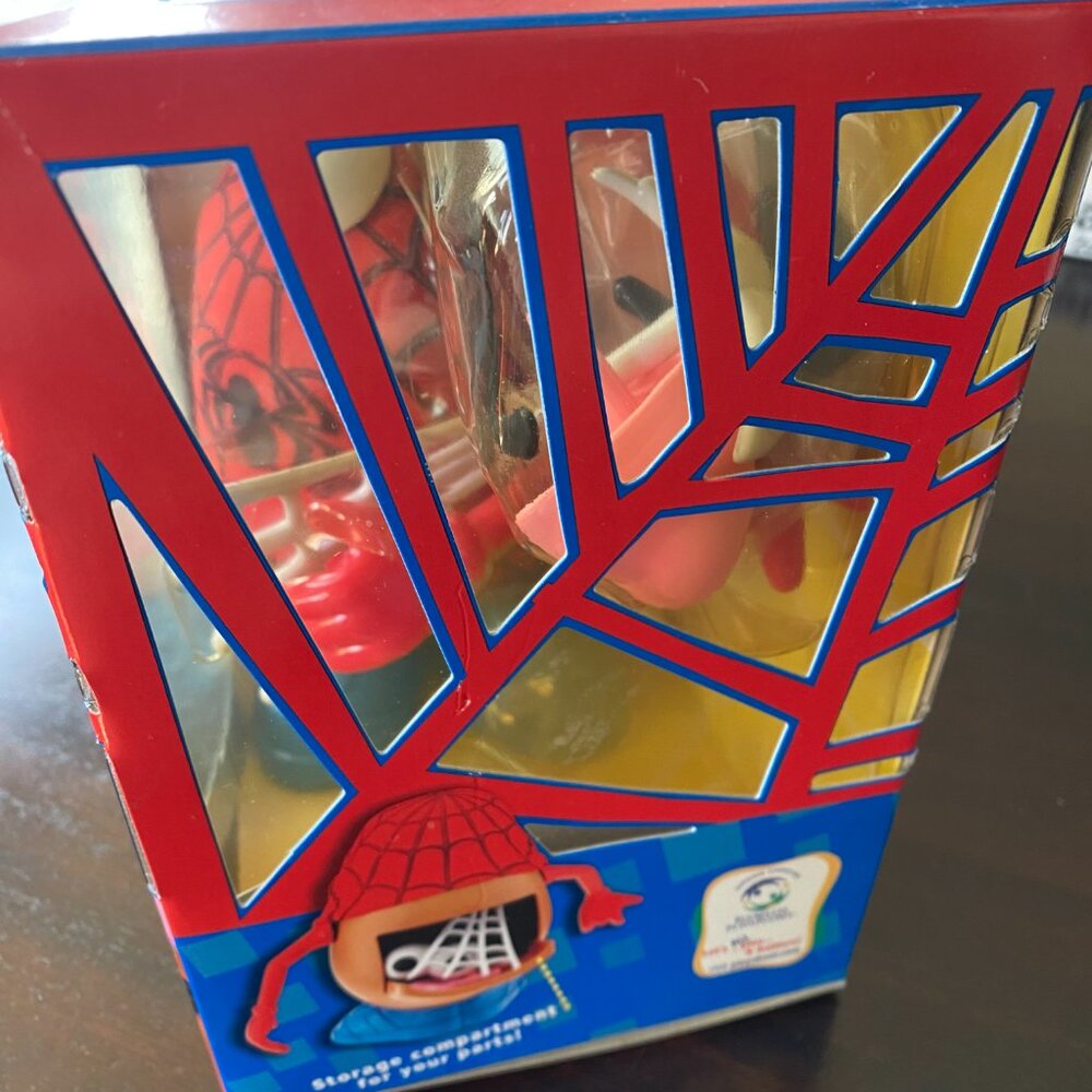 Spiderman Mr. Potatohead Marvel Spider Spud Peter Parker Parts NIB - Picture 2 of 5